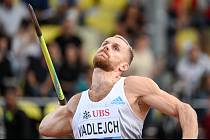 Český oštěpař Jakub Vadlejch na mítinku Diamantové ligy v Lausanne.