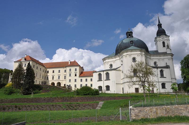 Kostel od Jana Blažeje Santiniho v Křtinách