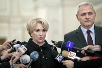 Viorica Dancilaová a Liviu Dragnea