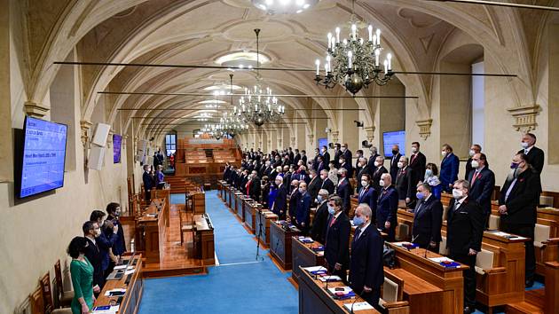 Ustavující schůze Senátu v novém funkčním období 11. listopadu 2020 v Praze