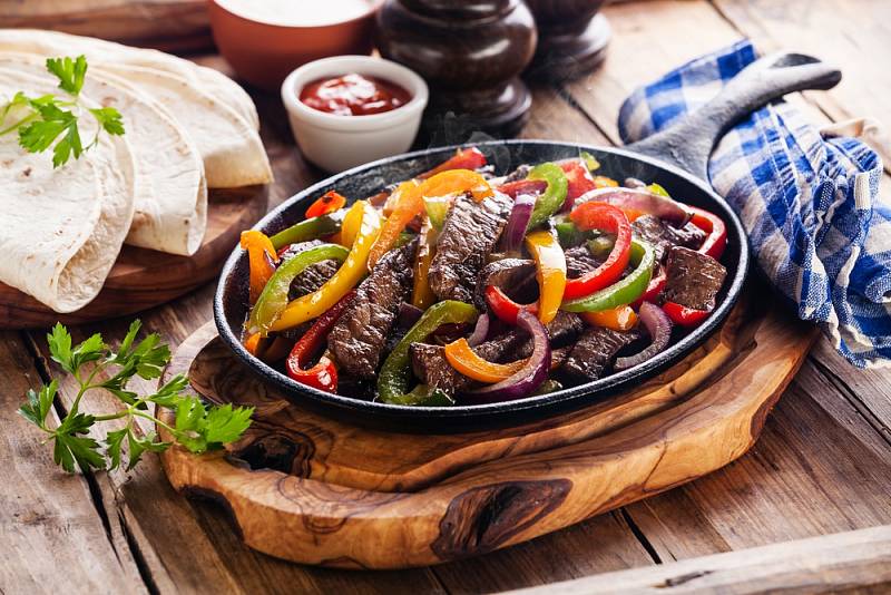 Mexická pánev fajitas