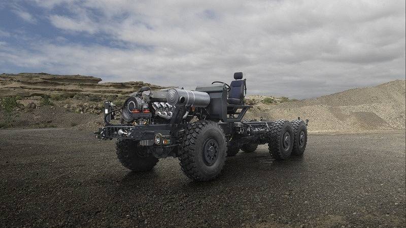 Tatra Terra 6x6 – podvozek.