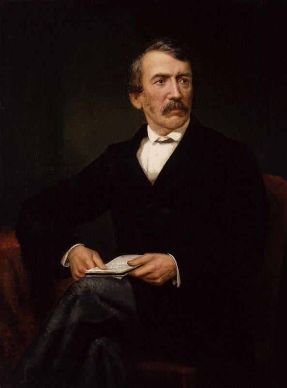 David Livingstone na obrazu Fredericka Havilla, od roku 1896 v držení Národní portrétní galerie v Londýně