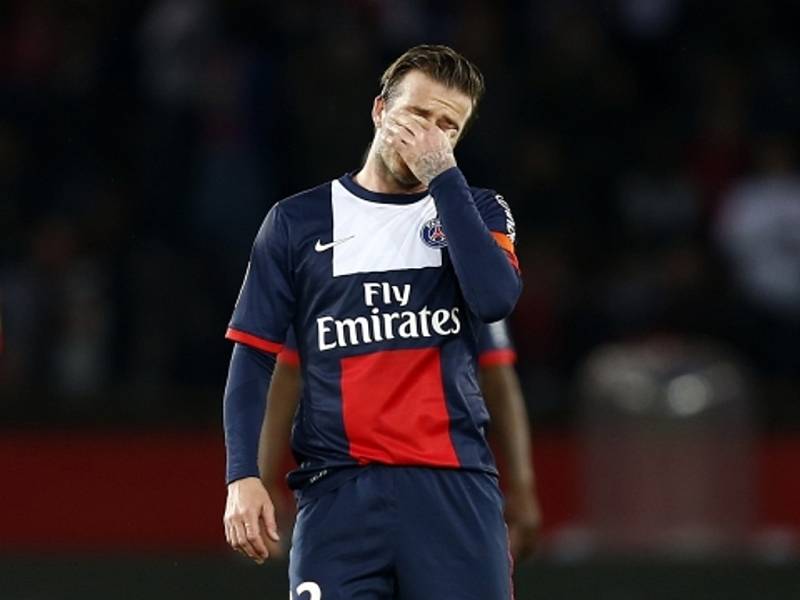 Davida Beckhama loučení s pařížskými fanoušky dojalo k slzám.