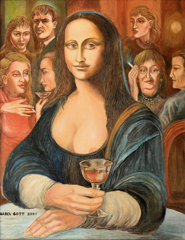 Obraz od Karla Gotta Mona Lisa.