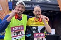 Ondřej Zmeškal se svým trasérem po rekordním pražském půlmaratonu