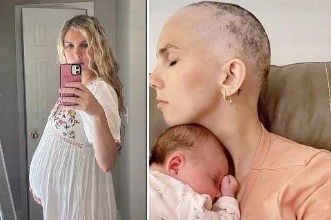 Lindsey Parr Gritton byla ve 36. týdnu těhotenství, když zjistila, že má rakovinu prsu ve čtvrtém stádiu.