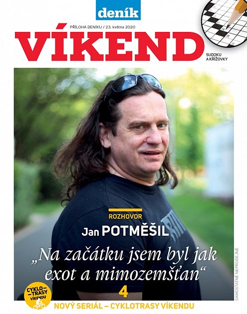 Titulní strana magazínu Víkend