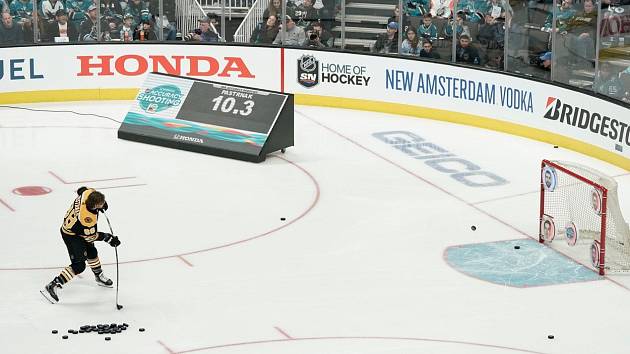 David Pastrňák na Utkání hvězd NHL