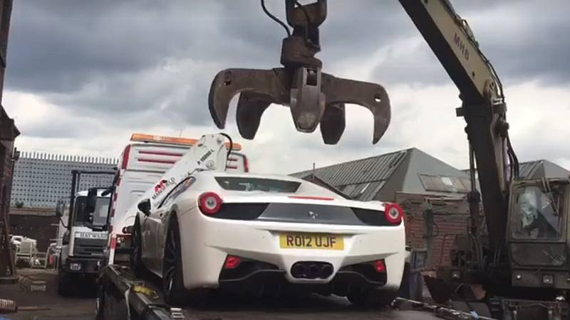 Ferrari 458 Spider.