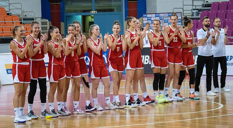 České basketbalistky do 18 let na mistrovství Evropy