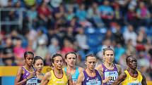 Simona Vrzalová při závodě na 1500m při Kontinentálním poháru 8. září v Ostravě.