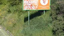 Billboardová kampaň Vladimíra Šmicera, Praha-Stodůlky