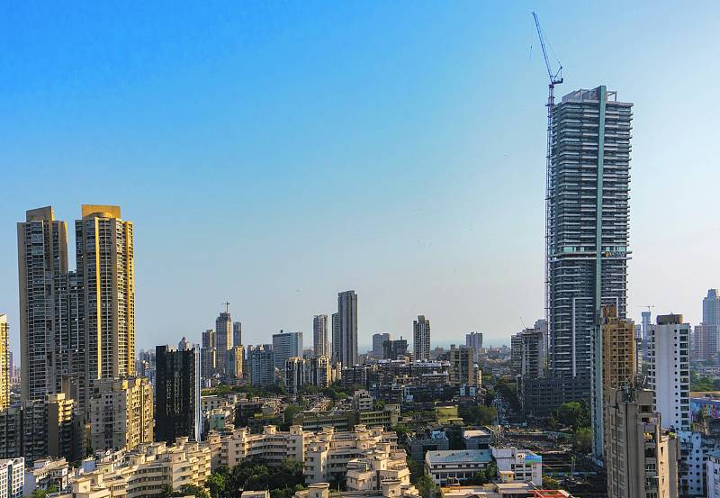 Antilia, mrakodrap miliardáře Mukeše Ambaniho v Bombaji