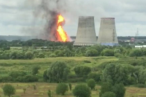  Na elektrárně u severovýchodního okraje Moskvy vypukl velký požár