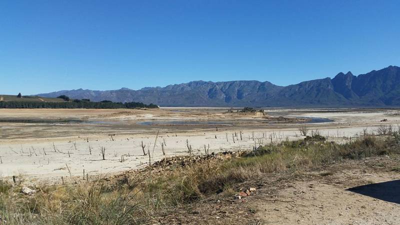 Vysychající zdroj pitné vody u Kapského Města