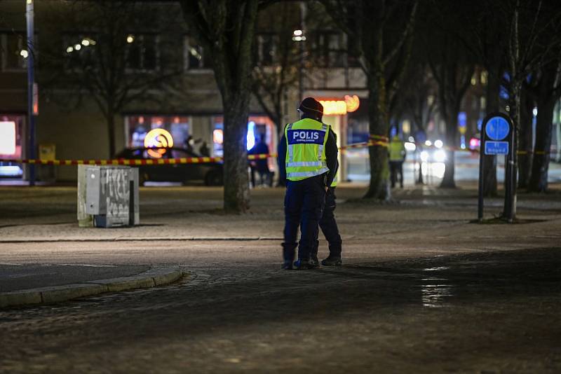 Útok ve švédském městě Vetlanda