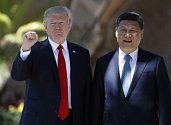 Americký prezident Donald Trump a čínský prezident Si Ťin-pching