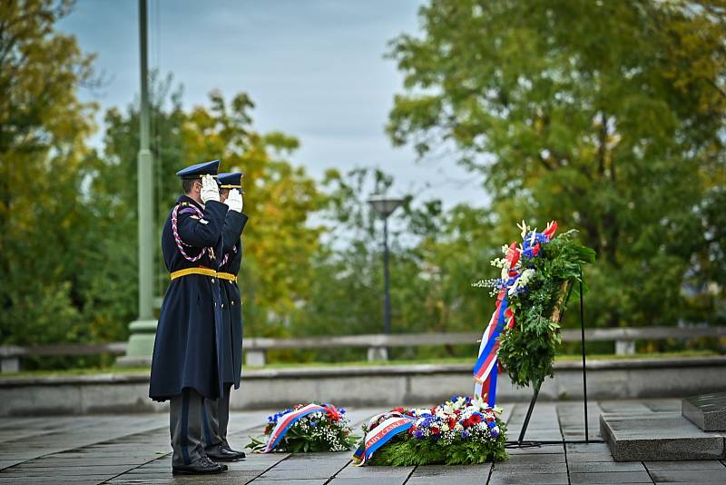 Premiér Andrej Babiš 28. října 2020 na Vítkově.