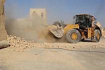 Radikálové z Islámského státu (IS) zničili za pomocí buldozerů křesťanský klášter Mar Elian
