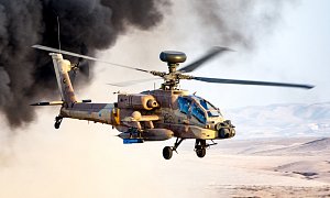 Vrtulník Apache izraelské armády
