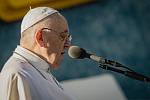 Papež František při návštěvě Slovenska