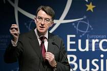 Komisař EU pro obchod Peter Mandelson