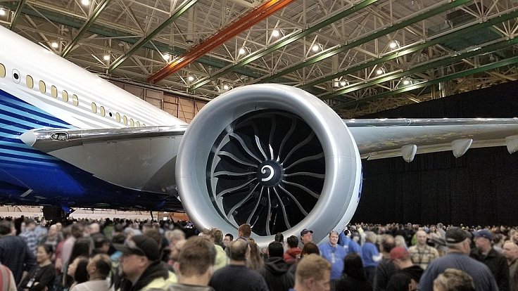 Motor GE9X na Boeingu 777X