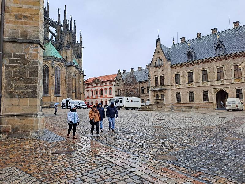 Na Pražském hradě už před inaugurací vládne předslavnostní atmosféra.