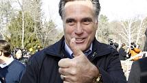 Republikán Mitt Romney.