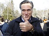 Republikán Mitt Romney.