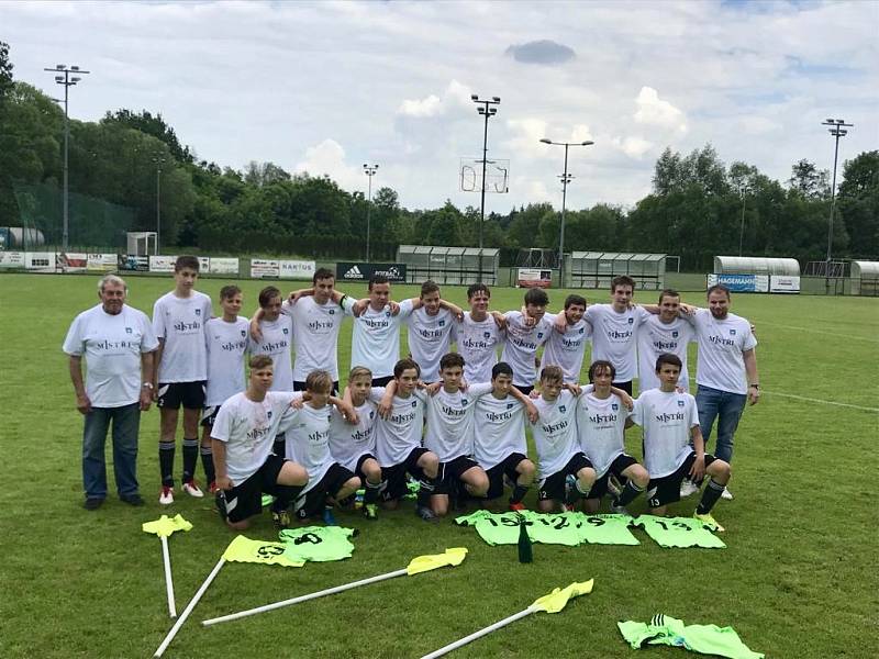 FC Vřesina U15 st. žáci. Historický postup do krajského přeboru pro ročník 2019/2020.