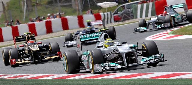 Nico Rosberg na Grand Prix Španělska.