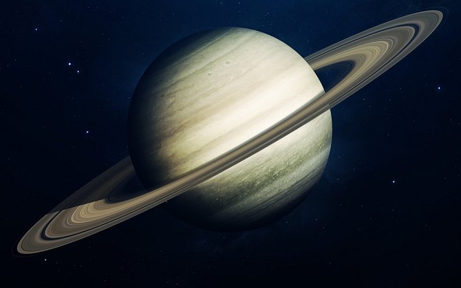 Saturn a jeho prstence