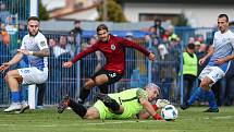 Utkání 3. kola fotbalového poháru MOL Cup mezi TJ Slavoj Polná a AC Sparta Praha.