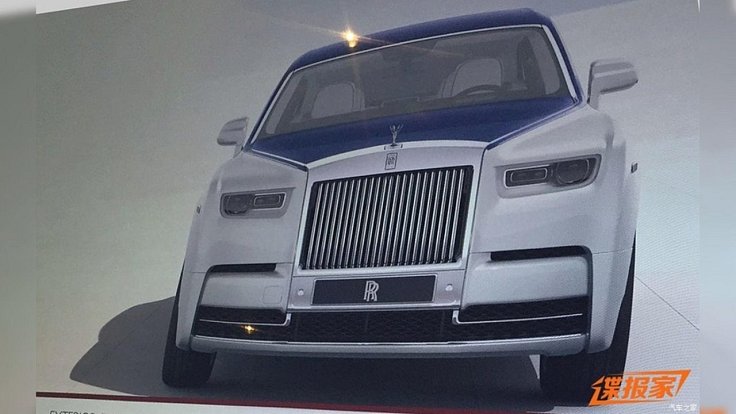 Uniklé fotografie nové generace Rolls-Royce Phantom.