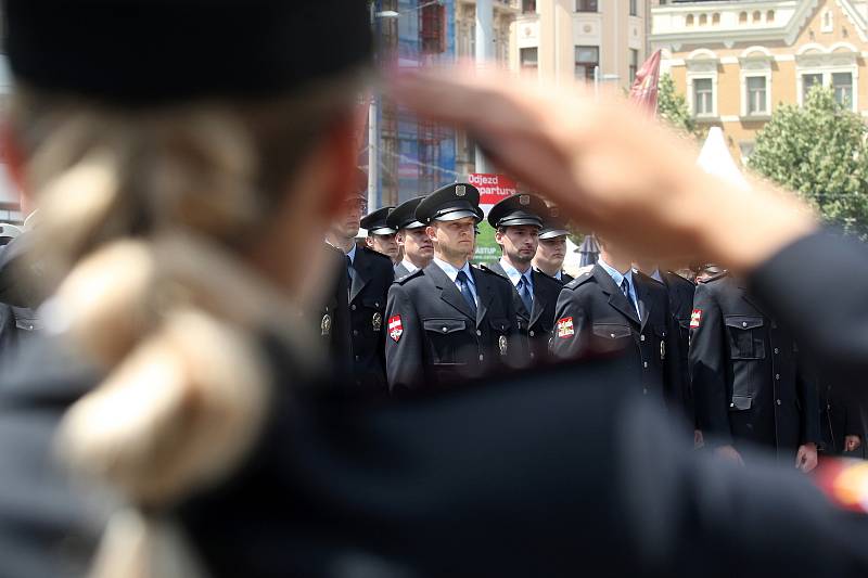 Den Policie ČR na náměstí Svobody v Brně