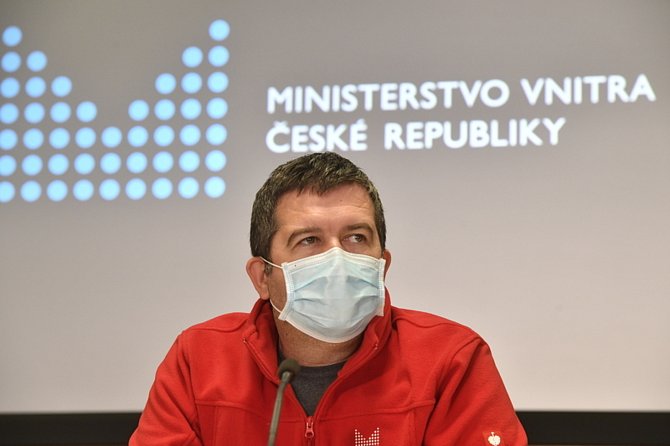 Ministr vnitra a předseda Ústředního krizového štábu Jan Hamáček
