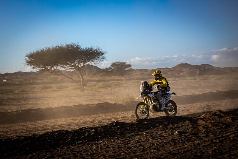 Motocyklista Jan Brabec na Rallye Dakar 2020