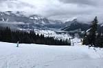 Lyžařské středisko Dachstein-West na pomezí Horních Rakous a Salcburska