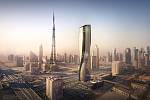Nový dubajský mrakodrap wasl Tower připomíná obří keramickou vázu