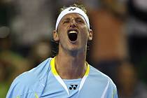 Argentinec Nalbandian vyhrál úvodní dvouhru finále Davis Cupu nad Španělem Ferrerem.