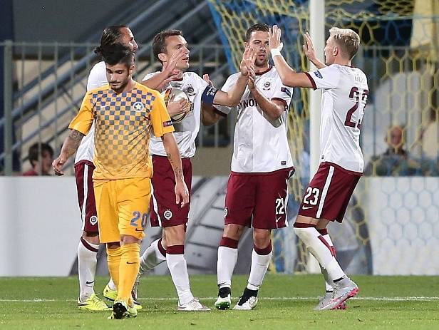 Asteras - Sparta: Hosté vyrovnali po trefě svého kapitána Davida Lafaty