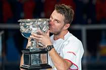 Senzace dokonána. Stanislas Wawrinka poprvé v kariéře triumfoval na Australian Open.