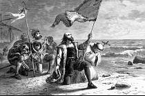Kryštof Kolumbus přistání v Novém světě v 1492.