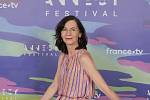 Režisérka Michaela Pavlátová na festivalu v Annecy