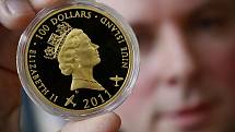 Česká mincovna představila 24. listopadu v centru Prahy nový produkt investičního zlata. 