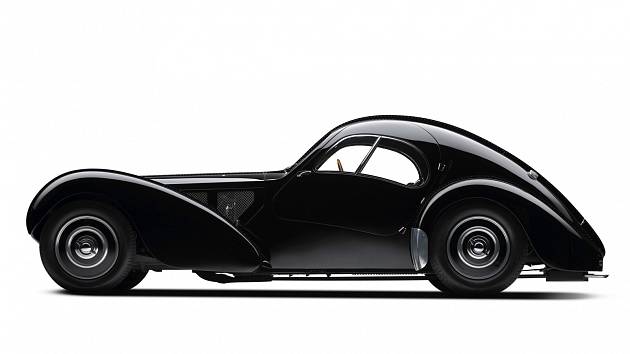 Bugatti Atlantic,tento kus patří do sbírky návrháře Ralpha Laurena
