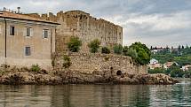 Hradby na chorvatském ostrově Krk