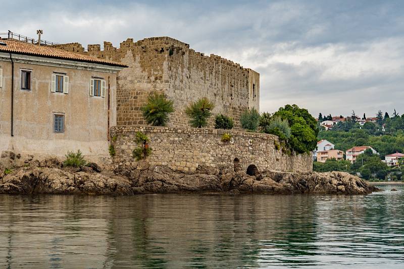 Hradby na chorvatském ostrově Krk